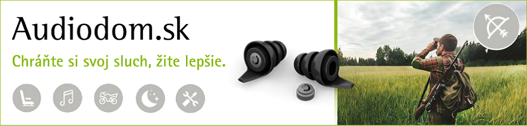 Ochrana sluchu pre strelecký šport a poľovníkov