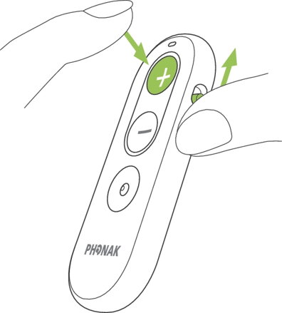 Diaľkové ovládanie načúvacích prístrojov Phonak RemoteControl
